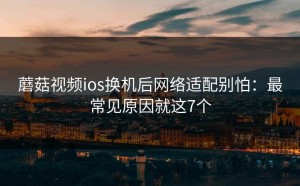 蘑菇视频ios换机后网络适配别怕：最常见原因就这7个