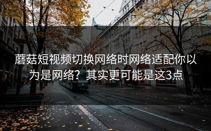 蘑菇短视频切换网络时网络适配你以为是网络?其实更可能是这3点 蘑菇短视频切换网络时网络适配你以为是网络?其实更可能是这3点
