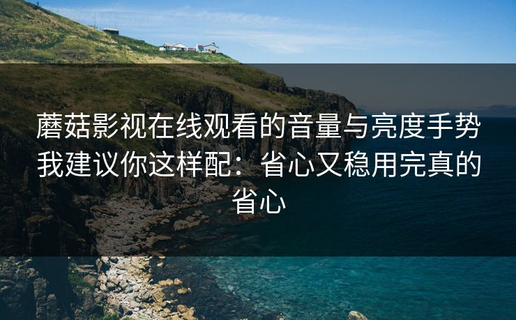 蘑菇影视在线观看的音量与亮度手势我建议你这样配：省心又稳用完真的省心