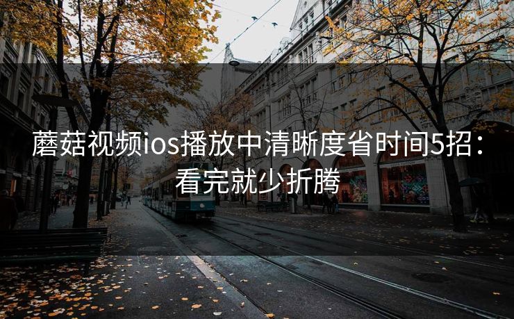 蘑菇视频ios播放中清晰度省时间5招：看完就少折腾